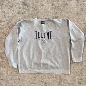 Illinois Illini Sweatshirt size L Vintage